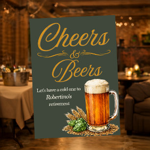 Heren Pensioenfeest met Cheers & Beers Kaart