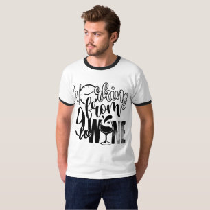 Heren Premium Grafische Print Katoenen T-Shirt