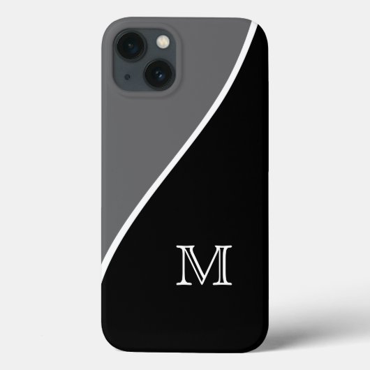 Heren professionele monogram stijl Case-Mate iPhone case (Achterkant)