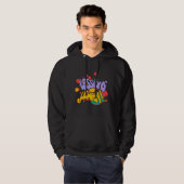 HEREN PULL OVER TRUI MET VERFSPATTERS EN LESSEN (Voorkant volledig)
