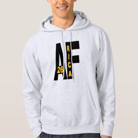 Heren Pullover Hoodie as AFRIKA 26 (Voorkant)