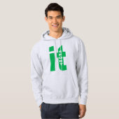 Heren Pullover Hoodie as grijs ITALIA SPORT (Voorkant volledig)