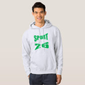 Heren Pullover Hoodie as  SPORT  26 (Voorkant volledig)