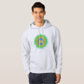 Heren Pullover Hoodie as SUN BRASIL (Voorkant volledig)