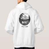 Heren Pullover Hoodie voor Volwassenen (Achterkant)