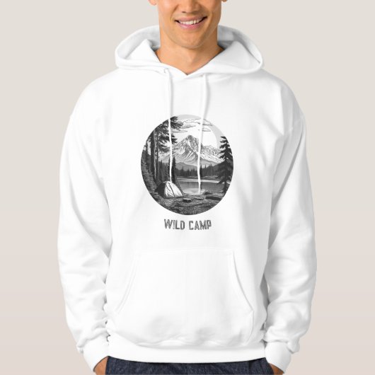 Heren Pullover Hoodie voor Volwassenen (Voorkant)