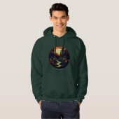 Heren Pullover Hoodie voor Volwassenen (Voorkant volledig)