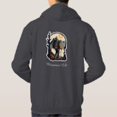 Heren Pullover Hoodie voor Volwassenen (Achterkant)