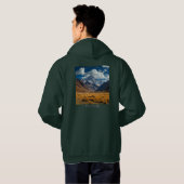 Heren Pullover Hoodie voor Volwassenen (Achterkant volledig)