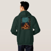 Heren Pullover Hoodie voor Volwassenen (Achterkant volledig)
