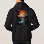 Heren Pullover Hoodie voor Volwassenen (Achterkant)
