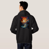 Heren Pullover Hoodie voor Volwassenen (Achterkant volledig)
