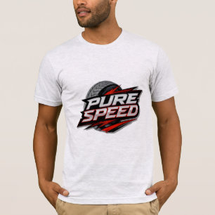 Heren Pure Speed Racing Tire Performance T-shirt