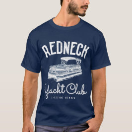 Heren Redneck Yacht Club Pontonboot T-shirt