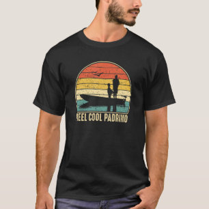 Heren Reel Cool Padrino Vissen Vis Vintage T-shirt