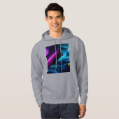 Heren Retro Cosmic Multiverse Galactic Hoodie (Voorkant volledig)