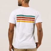 Heren retro t-shirt (Achterkant)