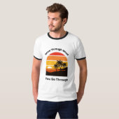 Heren Ringer T-Shirt Positieve Mentaliteit Cadeau (Voorkant volledig)