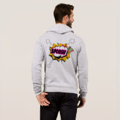 Heren ritssluiting Hoodie (Achterkant volledig)