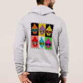 Heren ritssluiting Hoodie (Achterkant)