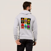 Heren ritssluiting Hoodie (Achterkant volledig)