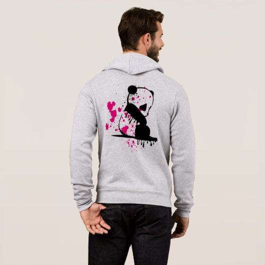 Heren ritssluiting Hoodies (Achterkant volledig)