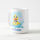 Heren Rubber Eend Koffiemok (Voorkant links)