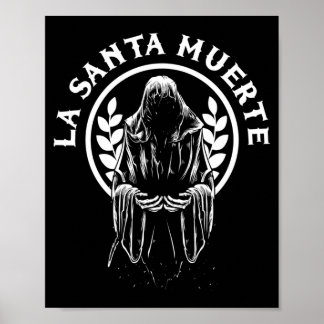 Heren Santa Muerte Mexico Calavera Skelet Schedel Poster
