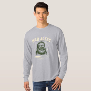 Heren Sardonic "Bad Jokes" shirt met lange mouwen