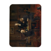 Heren spelen een spel van schaken (Thomas Eakins) Magneet (Verticaal)