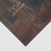 Heren spelen een spel van schaken (Thomas Eakins) Tissuepapier (Detail)