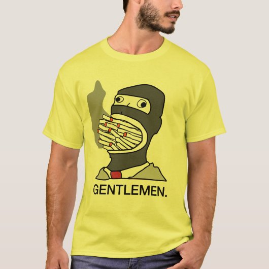 heren spion roken t-shirt (Voorkant)
