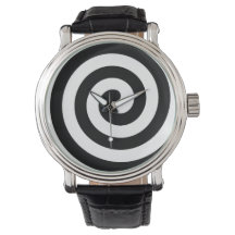 Heren spiraalvormig ontwerp zakhorloge