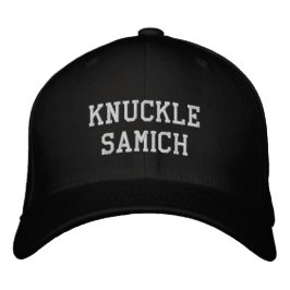 Heren Sportartikelen Accessoires KNUCKLE SAMICH Geborduurde Pet