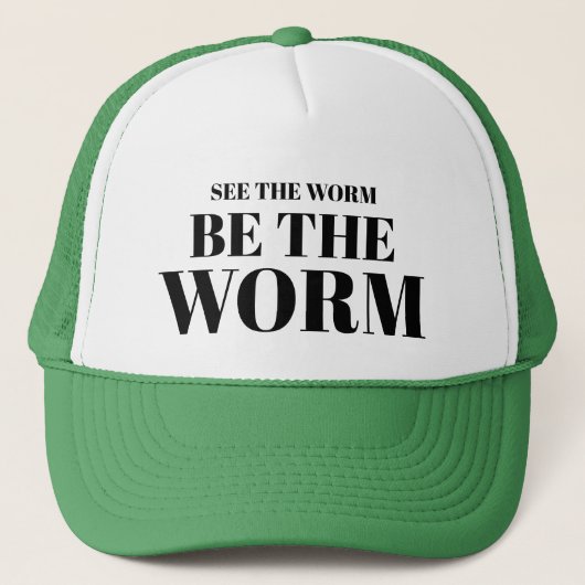Heren sportkleding Visuitrusting WEES DE WORM Luck Trucker Pet (Voorkant)
