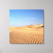 Heren stromend woestijnzand.. canvas afdruk (Voorkant)