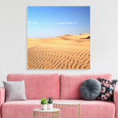 Heren stromend woestijnzand.. canvas afdruk (Insitu (Woonkamer))