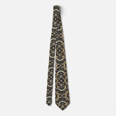Heren stropdas | Art Deco nepdiamant halsband stro (Achterkant)
