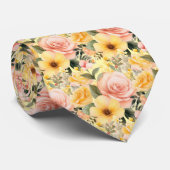 Heren stropdas | Bloemenhalsband voor bruiloft en (Opgerold)