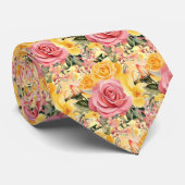 Heren stropdas | Bloemenhalsband voor bruiloft en (Opgerold)