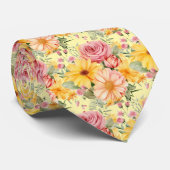 Heren stropdas | Bloemenhalsband voor bruiloften e (Opgerold)