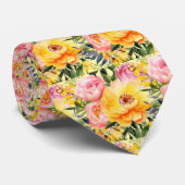 Heren stropdas | Bloemenhalsband voor bruiloften e (Opgerold)