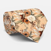Heren stropdas | Bloemenhalsdoek voor bruiloft & e (Opgerold)