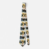 Heren stropdas | Bloemenhalsdoek voor bruiloft & e (Voorkant)