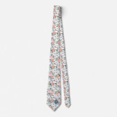 Heren stropdas | Bloemenhalsdoek voor bruiloft & e (Voorkant)
