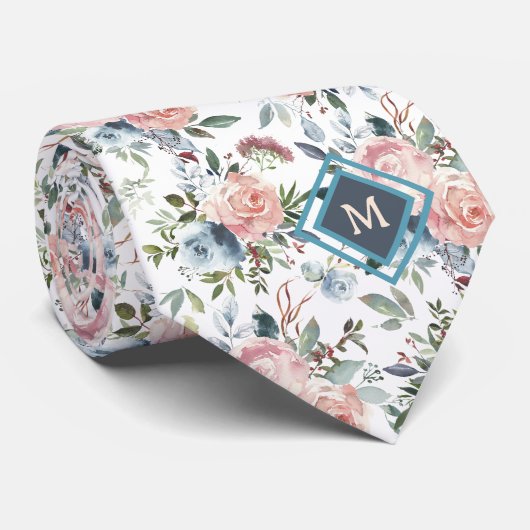 Heren stropdas | Bloemenhalsdoek voor bruiloft & e (Opgerold)