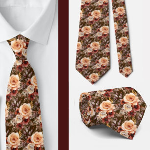 Heren stropdas Bloemenhalsdoek voor bruiloft & e