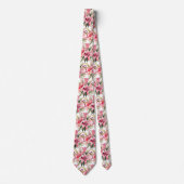 Heren stropdas | Bloemenhalsdoek voor bruiloft & e (Voorkant)