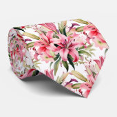 Heren stropdas | Bloemenhalsdoek voor bruiloft & e (Opgerold)