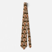 Heren stropdas | Bloemenhalsdoek voor bruiloft en (Voorkant)